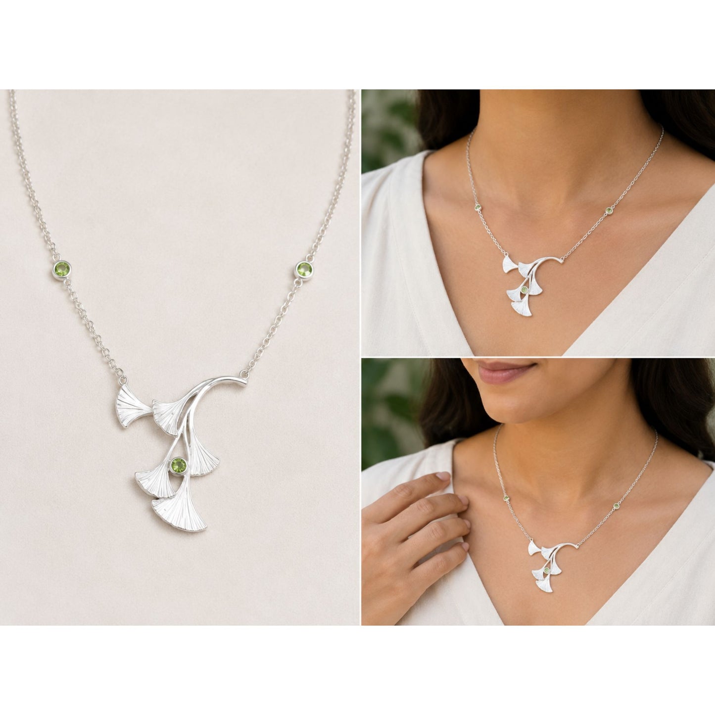 Ginkgo halsketting
